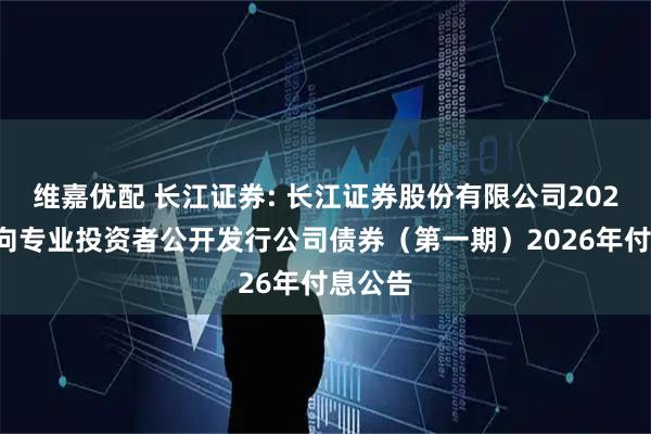 维嘉优配 长江证券: 长江证券股份有限公司2024年面向专业投资者公开发行公司债券（第一期）2026年付息公告